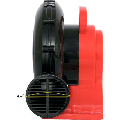 XPOWER Inflatable Bounce House Blower, 1 Speed, 1/4 HP, 380 CFM