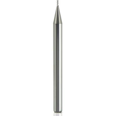 1/64" Dia., 1/8" Shank, 0.045" LOC, 1-1/2" OAL, 4 Flute Carbide Square Single End Mill, ALTIN