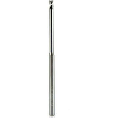 3/64" Dia., 0.070" LOC, 2-1/2" OAL, 0.141" LBS, 3 Flute Carbide Square Single End Mill, ALTIN