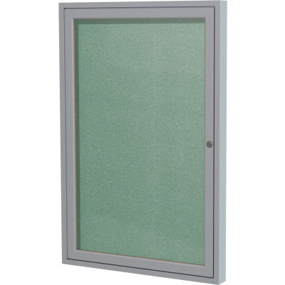 Ghent Enclosed Bulletin Board - Outdoor / Indoor - Vinyl - 36" x 24" - Mint