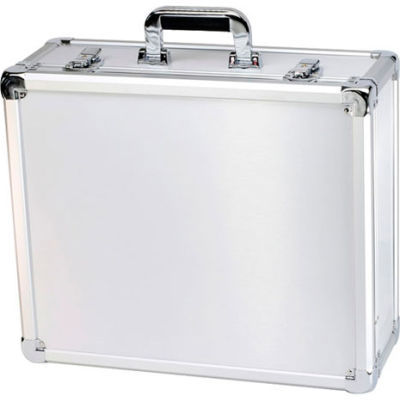 TZ Case Executive Aluminum Storage Case EXC-118-S - 19"L x 16"W x 7-3/8"H Silver