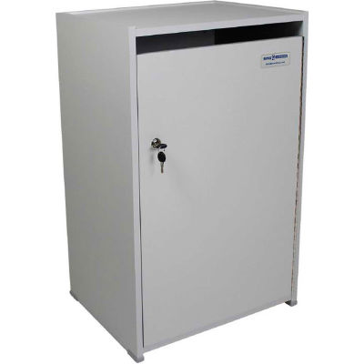 HSM® 36" Executive Shredder Bin Console - Gray