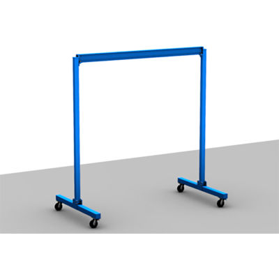 Gorbel® Fixed Height Steel Gantry Crane, 30'W x 15'H, 2000 Lb. Capacity