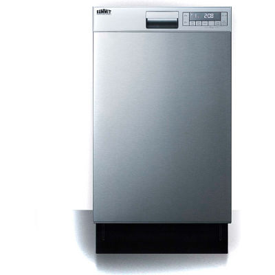 Summit-Energy Star Dishwasher, Stainless Steel, 115V