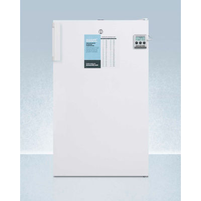 Summit FF511LMED 20" Wide Counter Height Medical All-Refrigerator, 4.1 Cu.Ft. Capacity