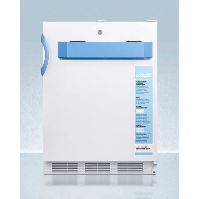 Summit FF7LWBIMED2ADA Built-In Undercounter ADA Auto Defrost All-Refrigerator, 5.5 Cu.Ft. Capacity