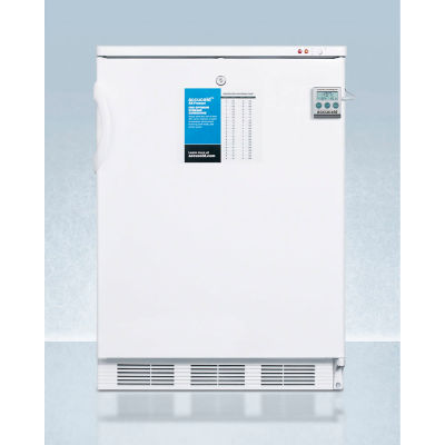 Summit VT65MLPLUS2 24" Wide Manual Defrost Counter Height All-Freezer, 3.2 Cu.Ft. Capacity