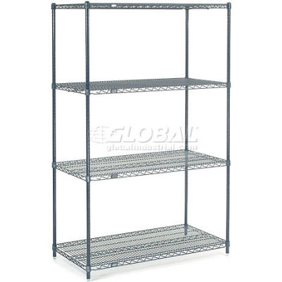 Nexelon® Wire Shelving 48"W x 24"D x 74"H