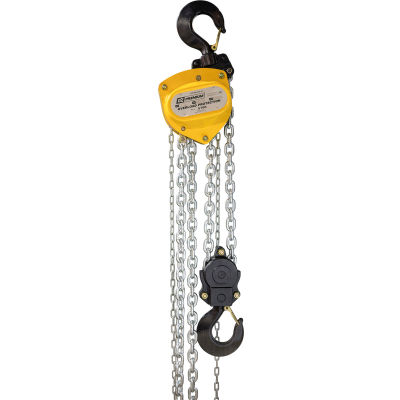 OZ Lifting Manual Chain Hoist With Std. Overload Protection 5 Ton Cap. 20' Lift