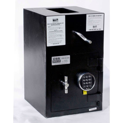 FireKing Rotary Hopper Drop Safe RH2012-FK1 Electronic Lock 13"W x 14-1/2"D x 21"H 1.12 Cu. Ft Black