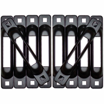 Snap-Loc™ Snaplocs E-Track Single Strap Anchors SLSBT10 - Black - 10 Pack