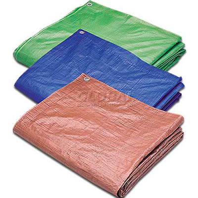 Hygrade 25'L X 40'W Poly Tarp, Blue 5 Mil - MT-2540