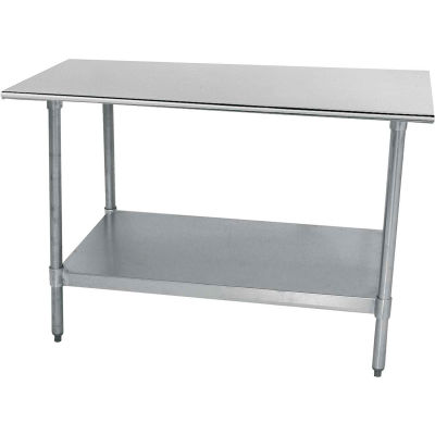 Advance Tabco Workbench W/Undershelf, 18 Ga. 430 Series Stainless, 48"Wx24"D