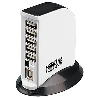 Tripp Lite 7-Port USB 2.0 Hi-Speed Hub, 4-ft. Cable