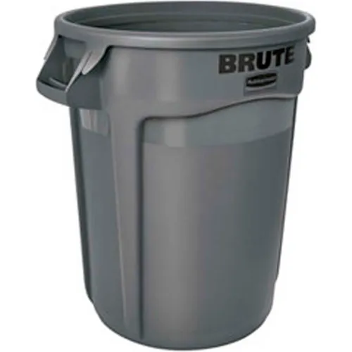 Global Industrial™ Plastic Trash Can, Gray, 55 Gallon