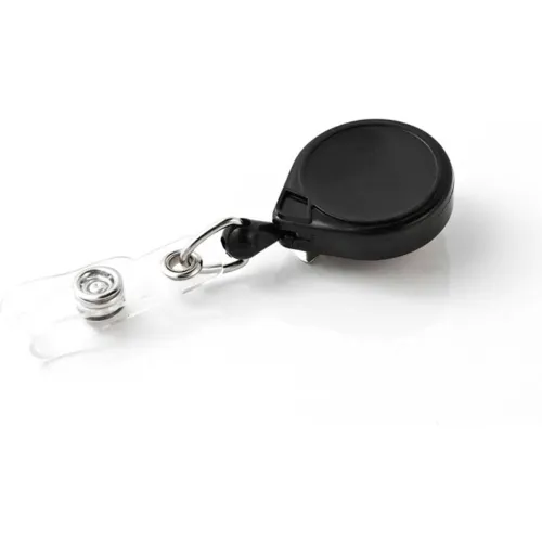 KEY-BAK MINI-BAK HD-ID Retractable Key Reel with 24 Nylon Cord