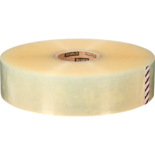 3M™ Scotch® 371 Machine Length Carton Sealing Tape 2 x 1000 Yds. 1.8 Mil  Clear - Skid Lot - Pkg Qty 288