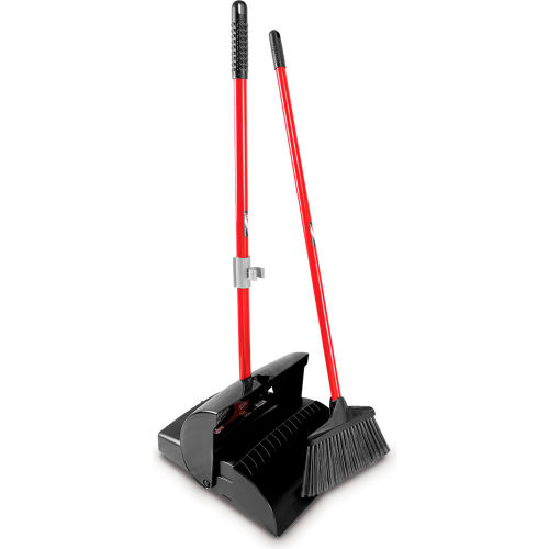 Libman Commercial Lobby Broom & Dust Pan Set - Closed Lid