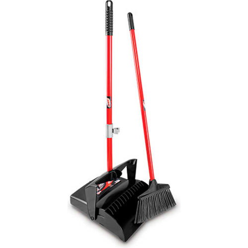 Libman Commercial Lobby Broom & Dust Pan Set - Open Lid