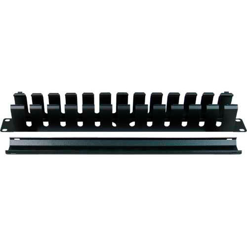 Vertical Cable, 044-2393/DC/1U, 1U Horizontal Wire Manager - Closed Design
