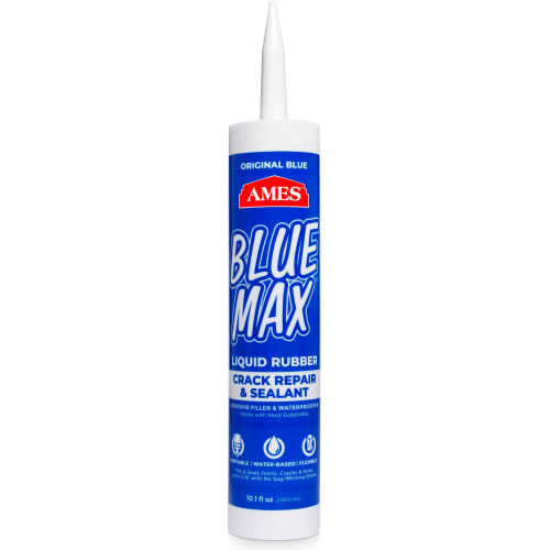 Schadelijk aanpassen Bridge pier AMES BLUE MAX Liquid Rubber Caulk & Sealant - 10.1 oz Tube
