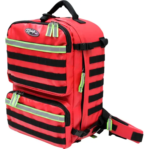 Kemp USA Tarpaulin Red Fluid-Resistant Rescue And Tactical EMS Bag