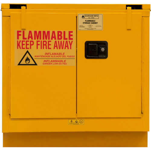 Durham Flammable Under Counter 22 Gallon Self Close Door 35