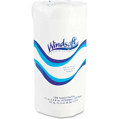 Windsoft® WNS1220CT, Perforated Paper Towels, 100 Towels/Roll