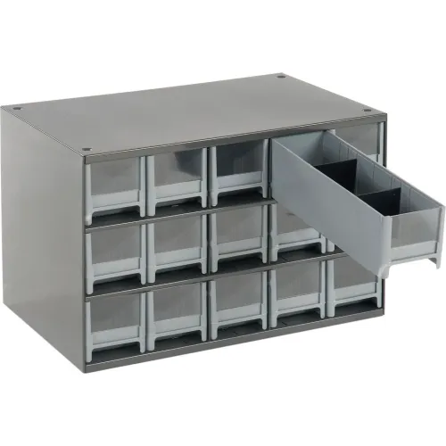 AKRO-MILS Steel Drawer Bin Cabinet, 17"W X 11"D X 11"H, 20 Drawers