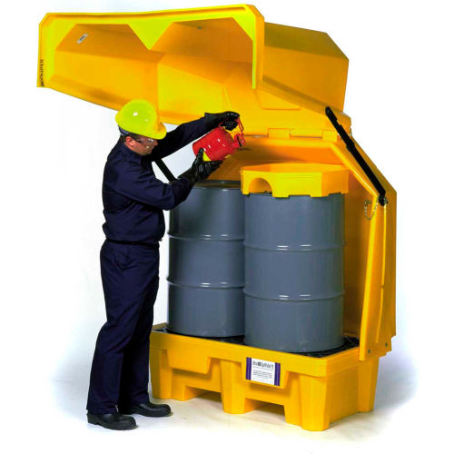 UltraTech Ultra-Hard Top Spill Pallet® 1083 P2 with Drain