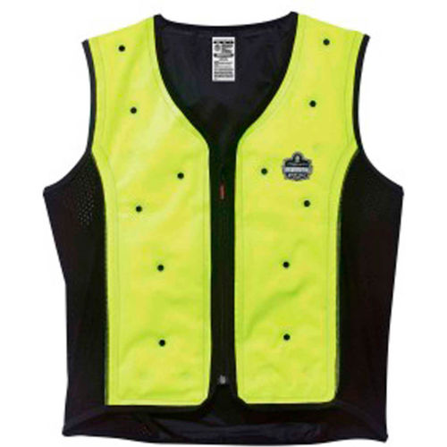 Ergodyne® 12674 Chill-Its® 6685 Dry Evaporative Cooling Vest, Lime, L