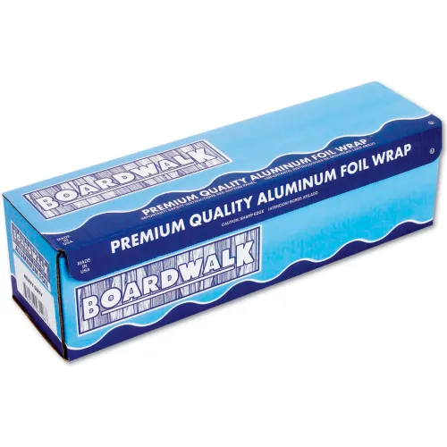Boardwalk® Heavy-Duty Aluminum Foil Roll, 12 x 500 Ft., 20 Micron