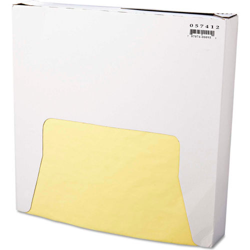 Bagcraft Papercon® Grease-Resistant Wrap/Liner, 12 x 12, Yellow