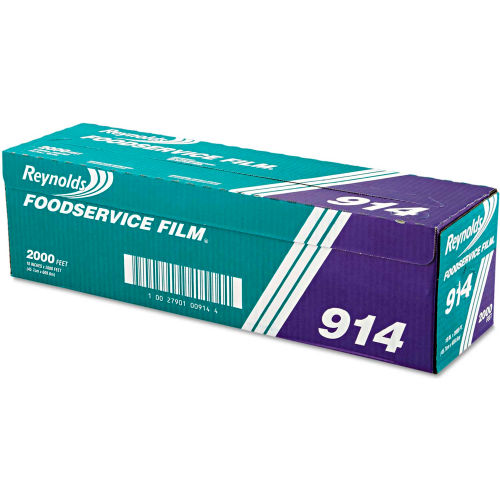 Reynolds Wrap&#174; PVC Film Roll w/Cutter Box, 18" x 2000 Ft., Clear