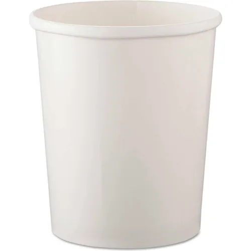 Dart® SCCH4325U, Flexstyle® Double Poly Paper Containers, 32 oz., White,  500/Carton