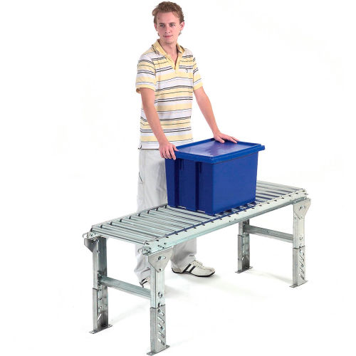 Steel Roller Conveyor - Optional Adjustable Legs (Sold Separately)