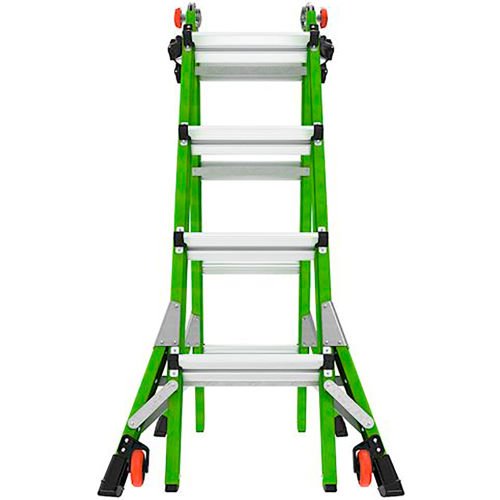 Little Giant Dark Horse Fibreglass Ladder Tough Versatile Multi-Purpose Ladder 