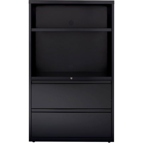 Hirsh Industries&#174; - Lateral File/Bookcase Combo Unit