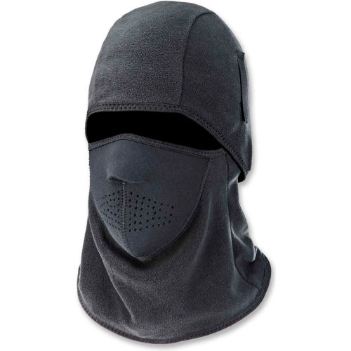 Ergodyne® N-Ferno® 2-Piece Fleece/Neoprene Balaclava, Black, 16827
