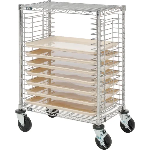 Nexel  Side Load Wire Tray Cart with 19 Tray Capacity 168315 | Bulk