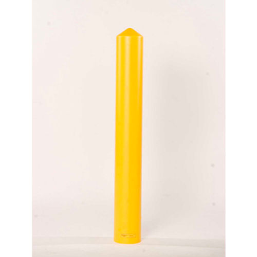 Smooth Bollard Post Sleeve 6" Yellow