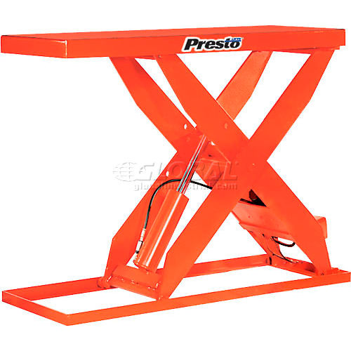 Presto Lift Scissor Lift Table, Electric Powered Platform Lift Tables, Stationary Scissor Lifts