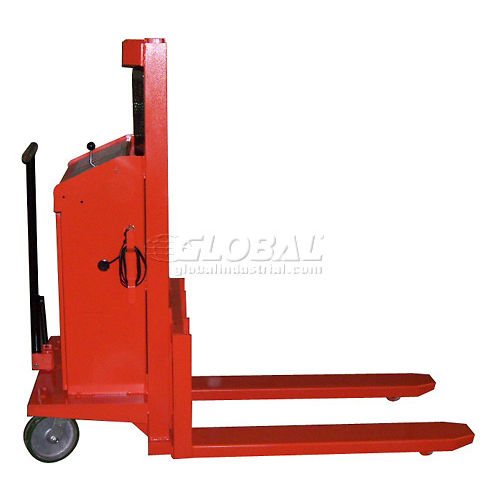 BATTERY OPERATED STACKER 2000 LB CAPACITY NON STRADDLE FOR SKIDS