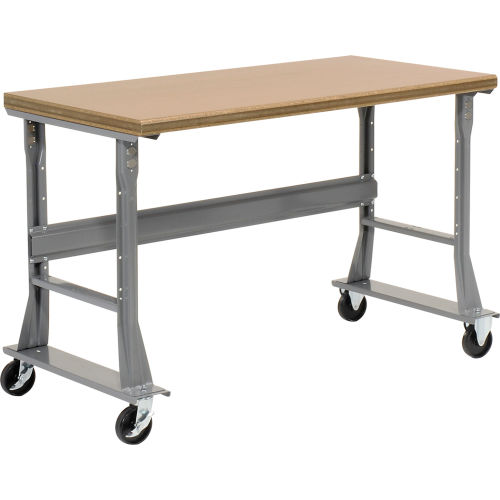 Fixed Height Mobile Shop Top Work Bench