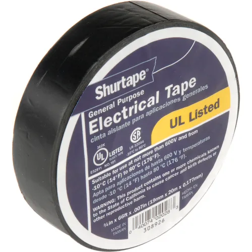 Shurtape 4 Photo Tape - Black