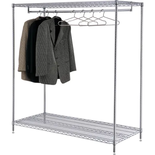 Free Standing Clothes Rack - 2 Shelf - 60