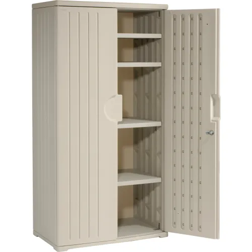 Plastic storage cabinet
