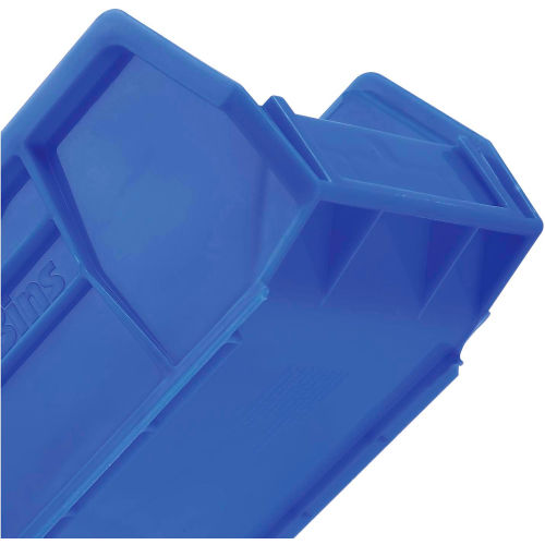 Akro-Mils 7-3/8" L x 4-1/8" w x 3" H Blue Polypropylene Storage Bin 30220 Stack 