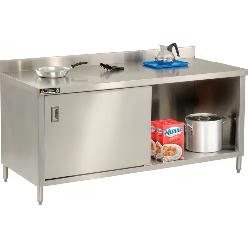 Aero Manufacturing 304 Stainless Steel Cabinet Table, 60 x 24