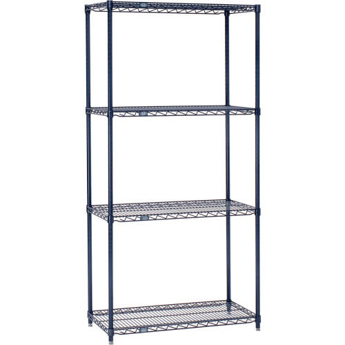 Nexelon Wire Shelving, 24"W X 14"D X 74"H